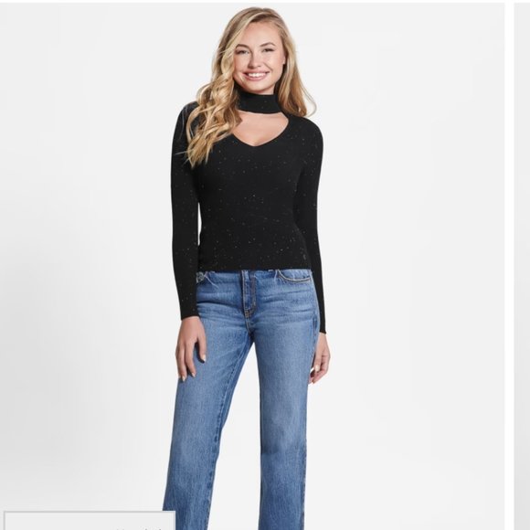 Lea Cutout Sequin Sweater - Picture 4 of 7